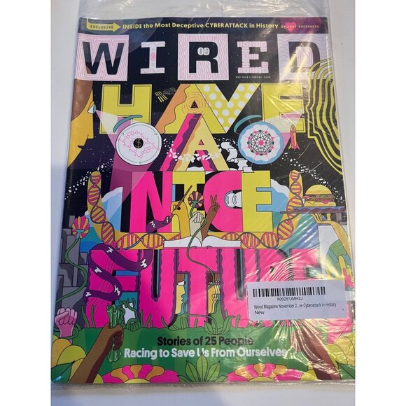 Wired November 2021 "Stories Of 25 People Racing To Save Us From Ourselves" New - Picture 1 of 1